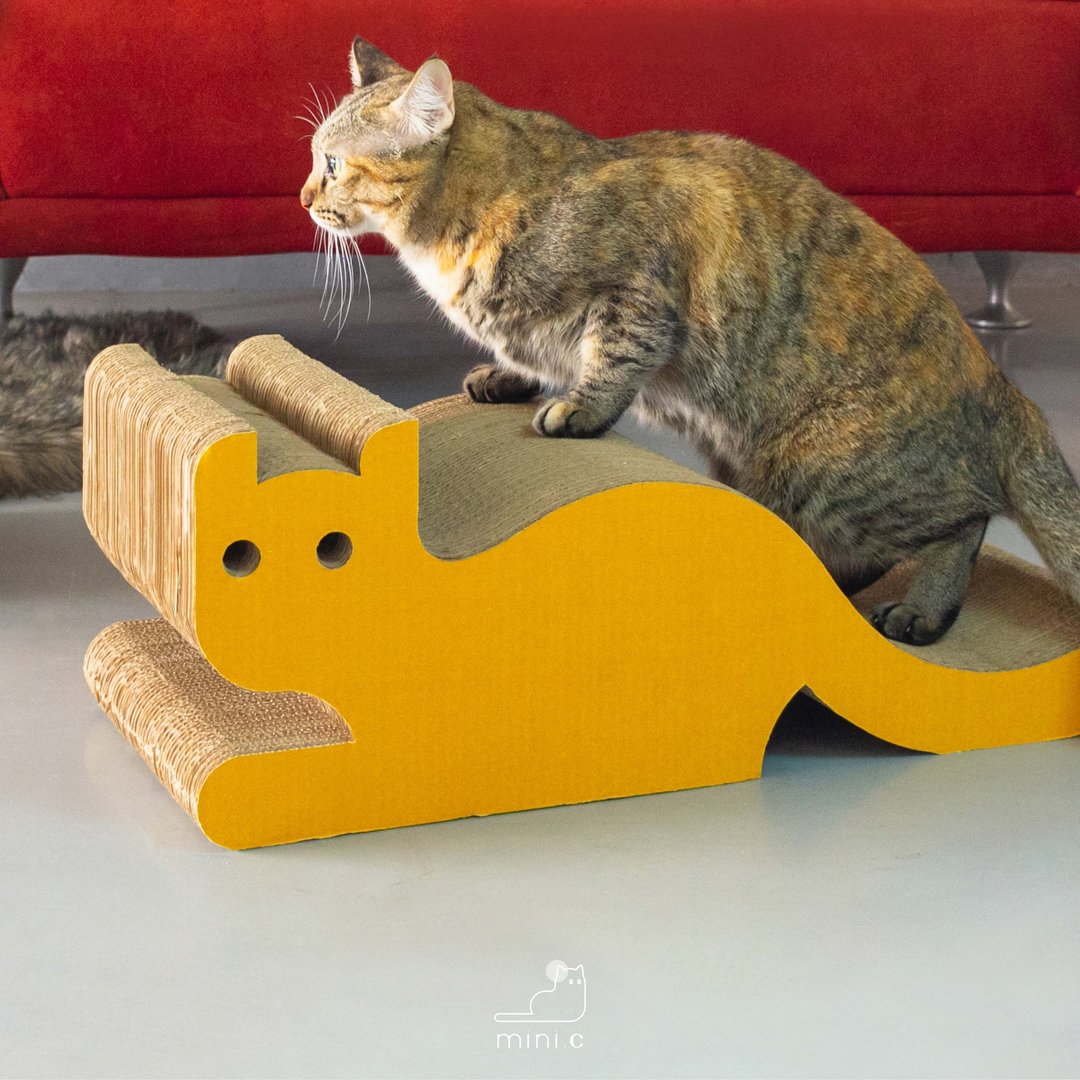 MAOW 猫抓板 - 玩具 - 纸 橘色