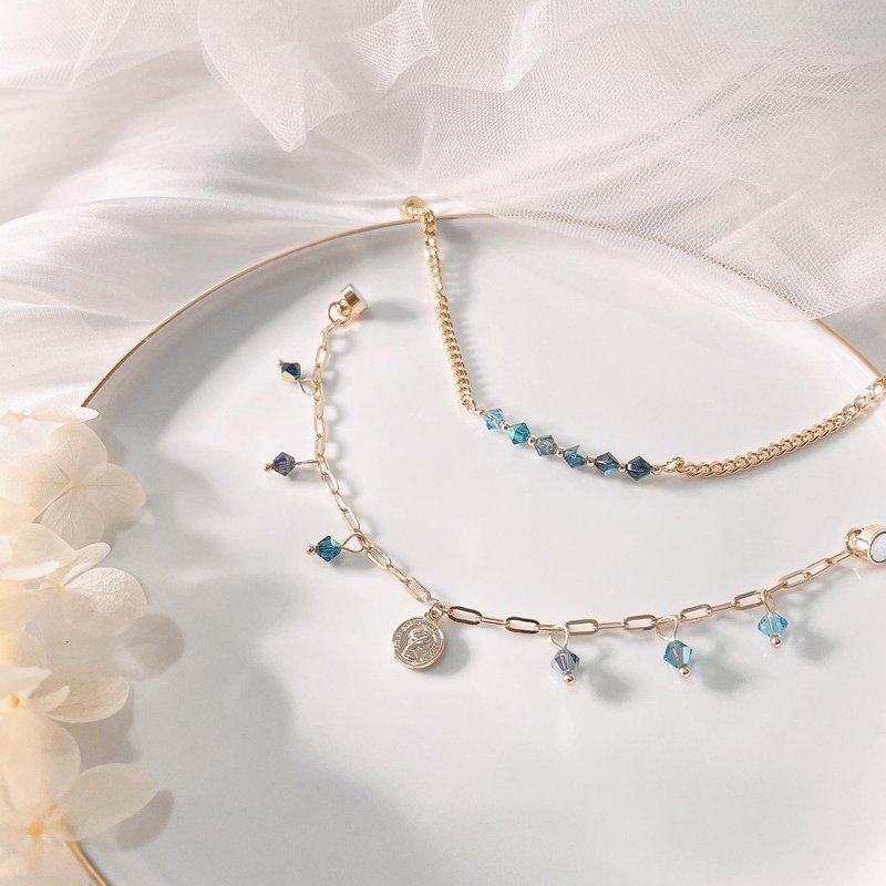 Swarovski Artemis | Iris 水晶手链 - 手链/手环 - 水晶 蓝色