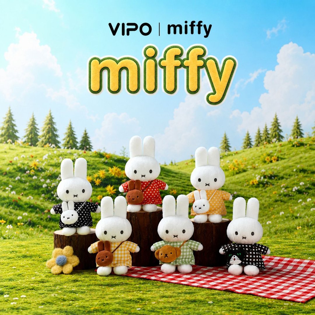 VIPO miffy 出游系列钥匙扣 - 钥匙链/钥匙包 - 棉 