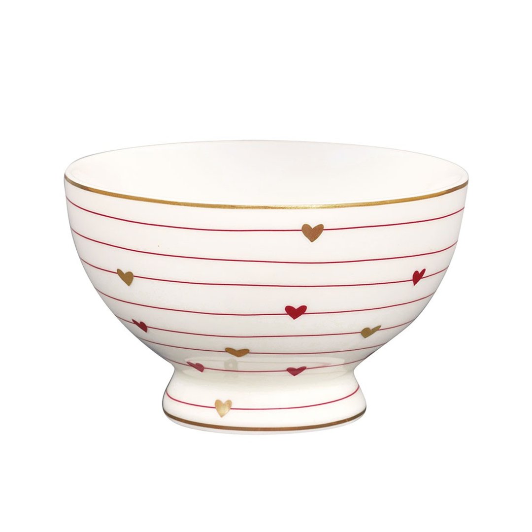 【新品】丹麦GreenGate Grace white 点心碗 - 碗 - 陶 粉红色