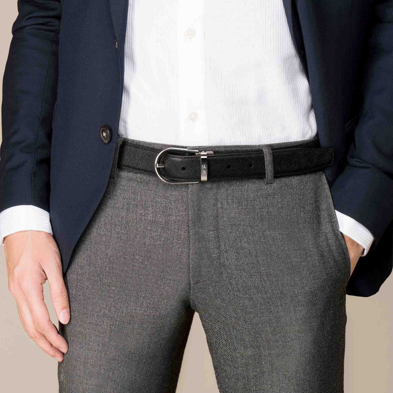 Art de Vivre  定制化刻字 皮革真皮皮带 父亲节礼物 (3色) - 皮带/腰带 - 真皮 黑色