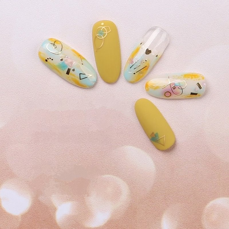 【 DIY 美甲】Nail Look 美甲装饰艺术贴纸 爱慕玻璃 - 指甲油/指甲贴 - 纸 金色
