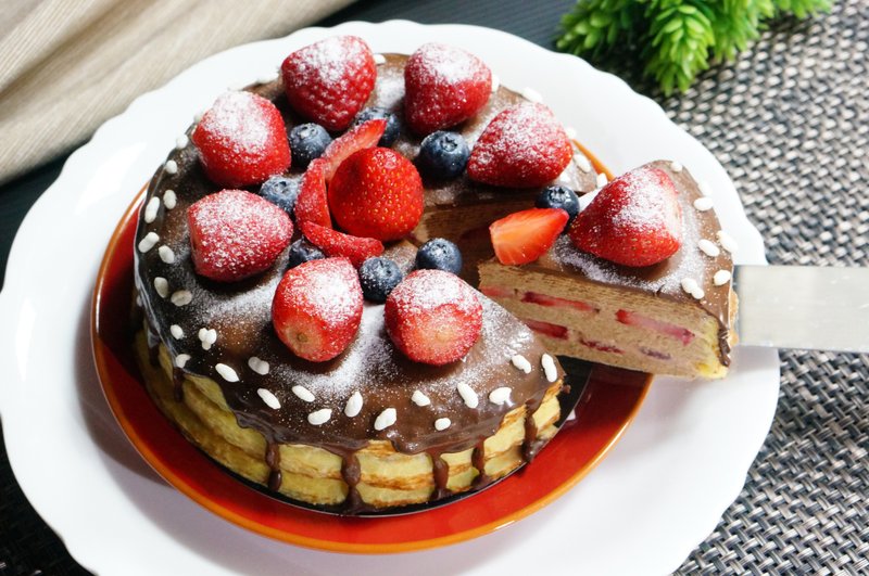 草莓巧克力千层蛋糕 - 蛋糕/甜点 - 新鲜食材 