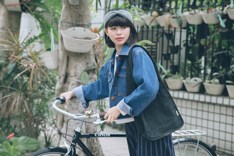 侧肩方包/Shoulder bag - 侧背包/斜挎包 - 棉．麻 银色