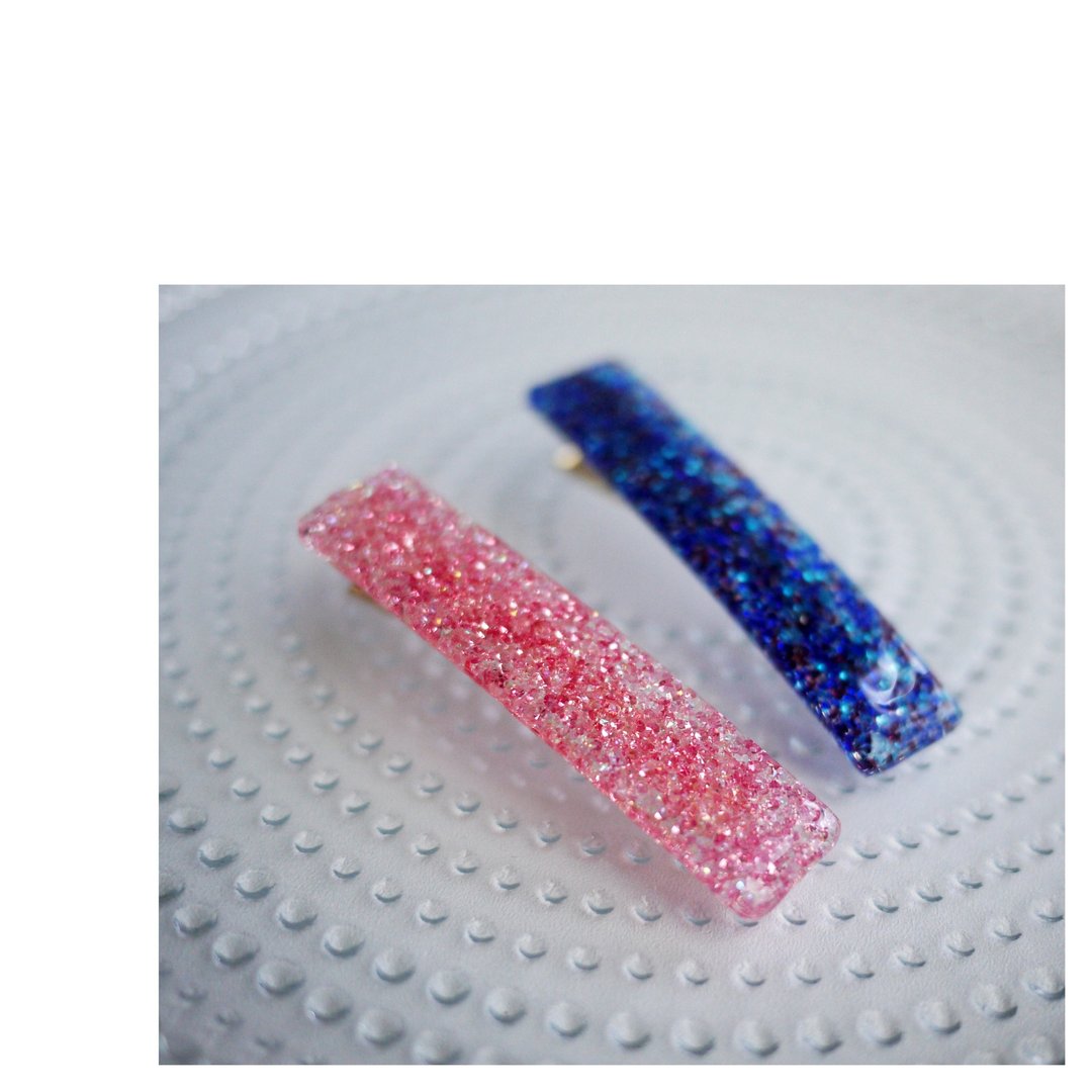 闪耀光泽发夹 | 鸭嘴夹 | hair clip - 发饰 - 其他材质 多色