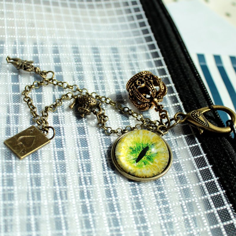 Cat EYE 25mmEYE 爱丽丝的猫眼吊饰 - 吊饰 - 其他金属 多色