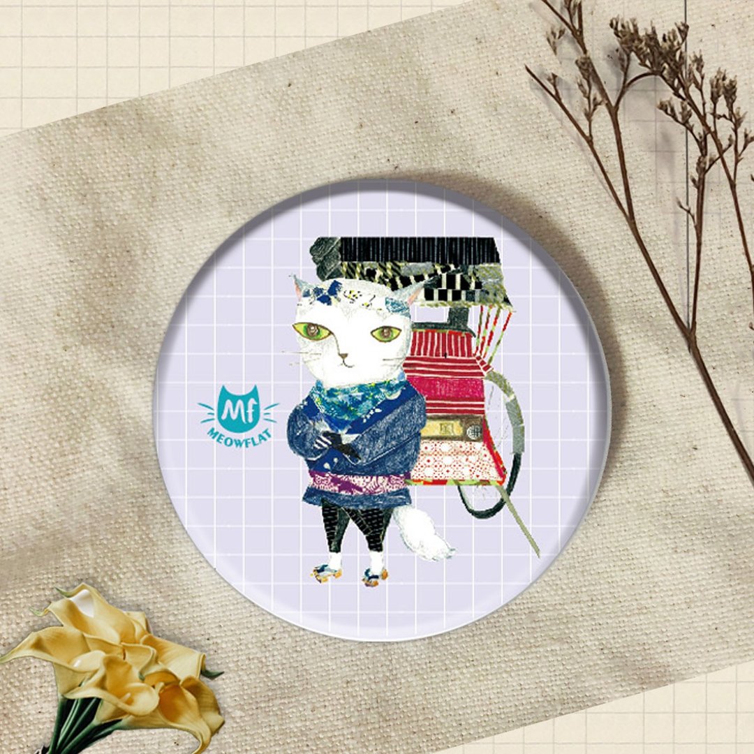 Meowflat 胸章/徽章/别针|猫2.0系列 - 徽章/别针 - 塑料 