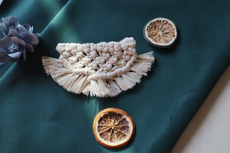 macrame  / 手工编织 / 发夹 / - 发饰 - 棉 多色