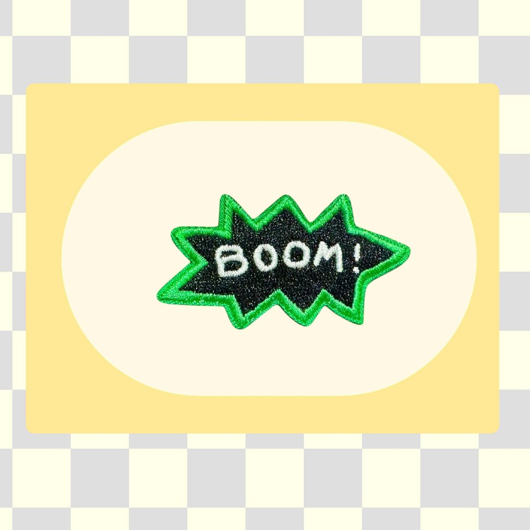 烫布贴 | BOOM! - 编织/刺绣/羊毛毡/裁缝 - 绣线 黑色