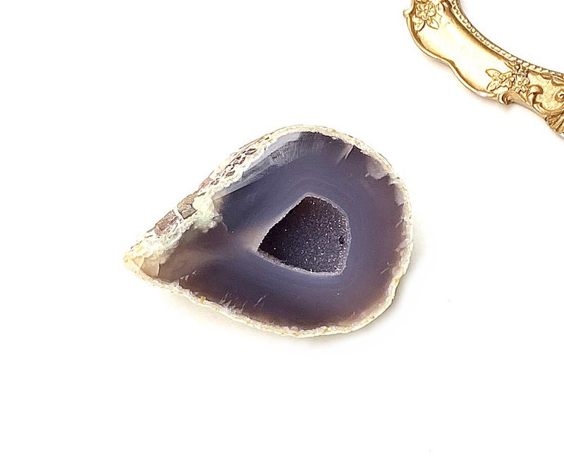 天然原矿玛瑙小晶洞 聚宝盆 办公室 居家 疗愈 摆件 可消磁小饰品 - 其他 - 水晶 多色