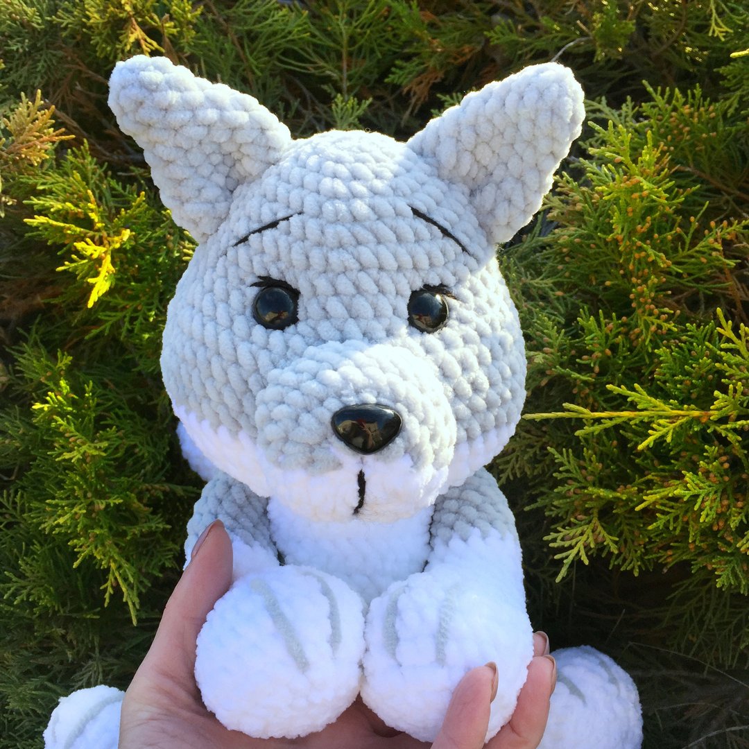 Wolf crochet patterns - amigurumi - Digital English PDF pattern - 手工艺教程/工具书 - 其他材质 