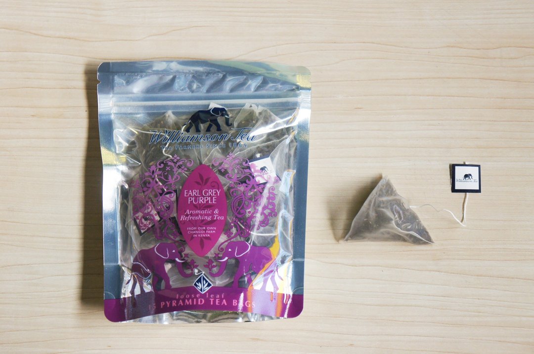 胭脂紫伯爵茶EARL GREY PURPLE / 立体茶包系列 - 茶 - 新鲜食材 紫色