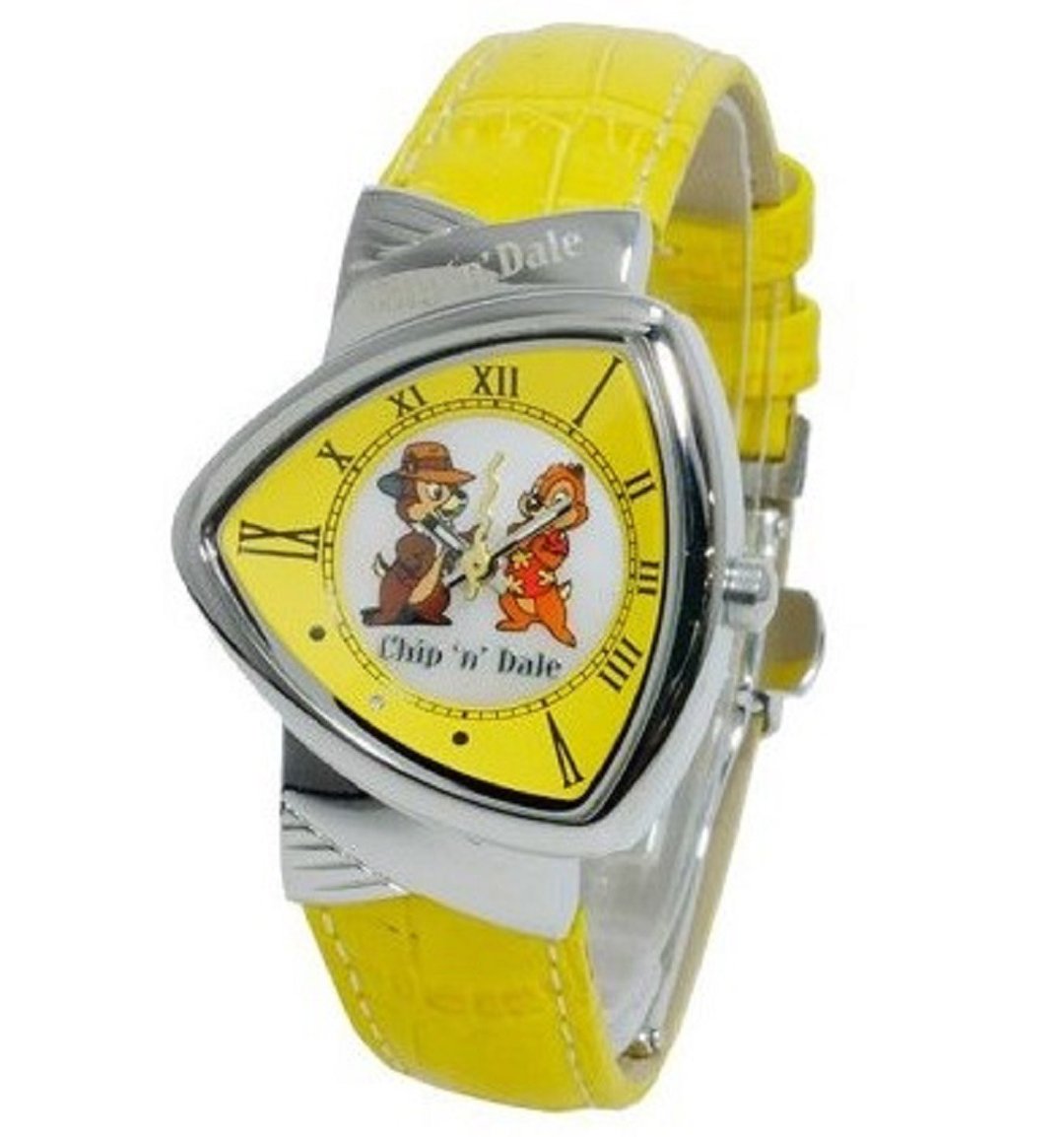 Chip and Dale Triangle Wrist Watch Limited Edition 100 - 女表 - 不锈钢 黄色