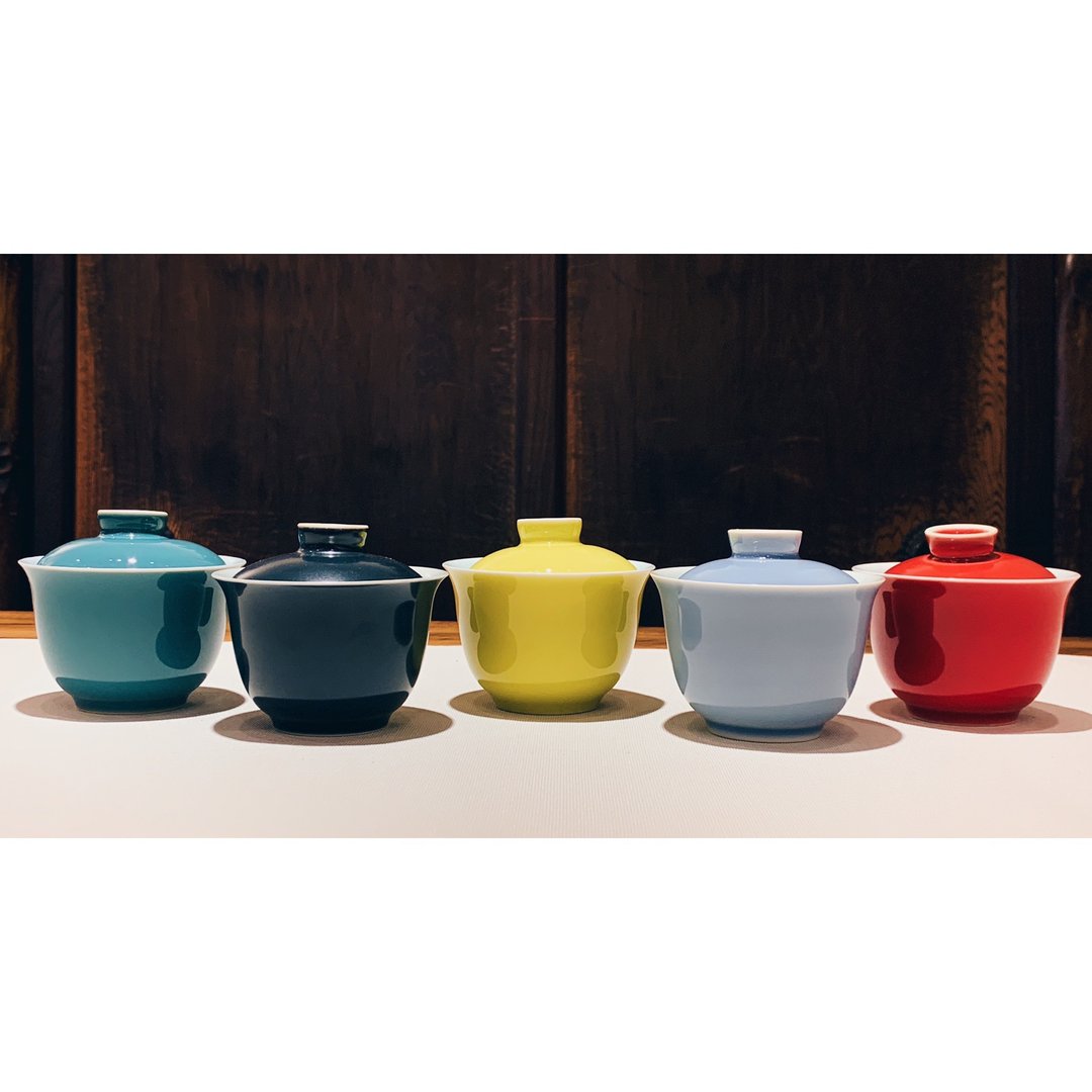 不言美器 单色釉 盖杯 - 茶具/茶杯 - 瓷 