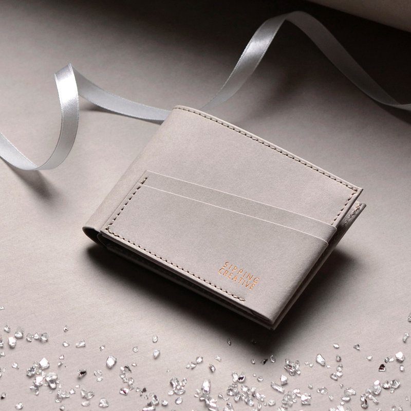 短夹_淬链灰 - 皮夹/钱包 - 纸 灰色