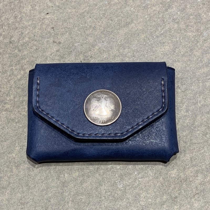 纯手工制作定制化双层名片夹免费刻字 - 名片夹/名片盒 - 真皮 多色