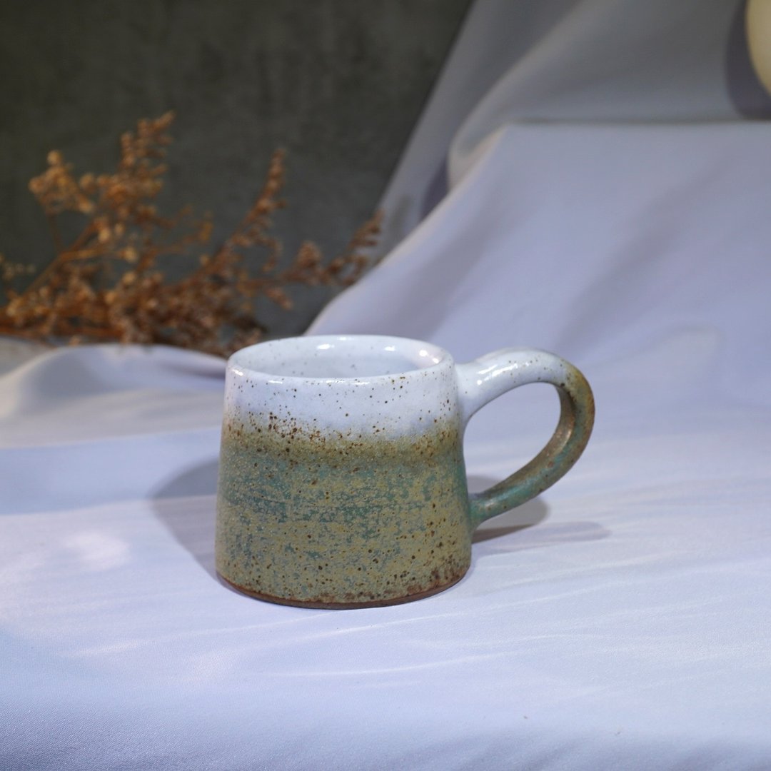 苍翠RF迷你山形杯-约100ml,茶杯,马克杯,水杯,咖啡杯 - 咖啡杯/马克杯 - 陶 多色
