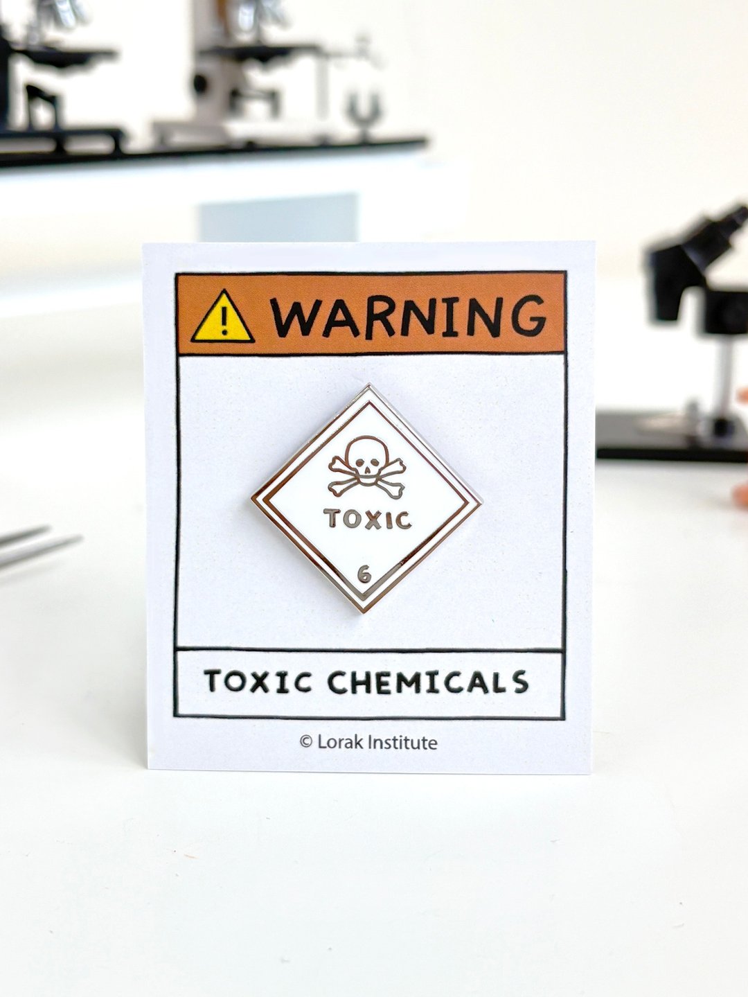有毒 TOXIC / 金属徽章 毕业 实验 - 徽章/别针 - 其他金属 