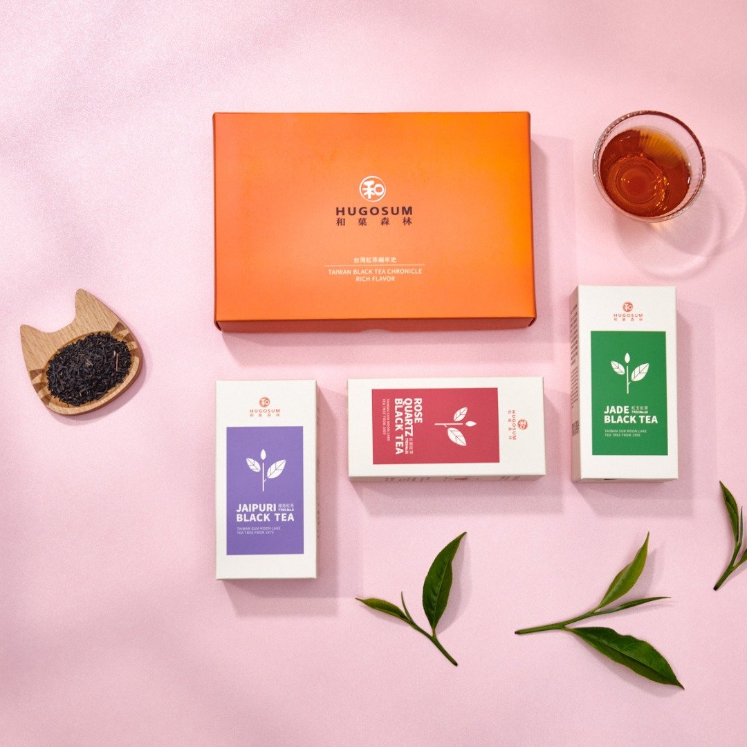 【HUGOSUM 和菓森林】日月潭红茶 FBOP 红茶编年史礼盒 - 30g*3 - 茶 - 纸 多色
