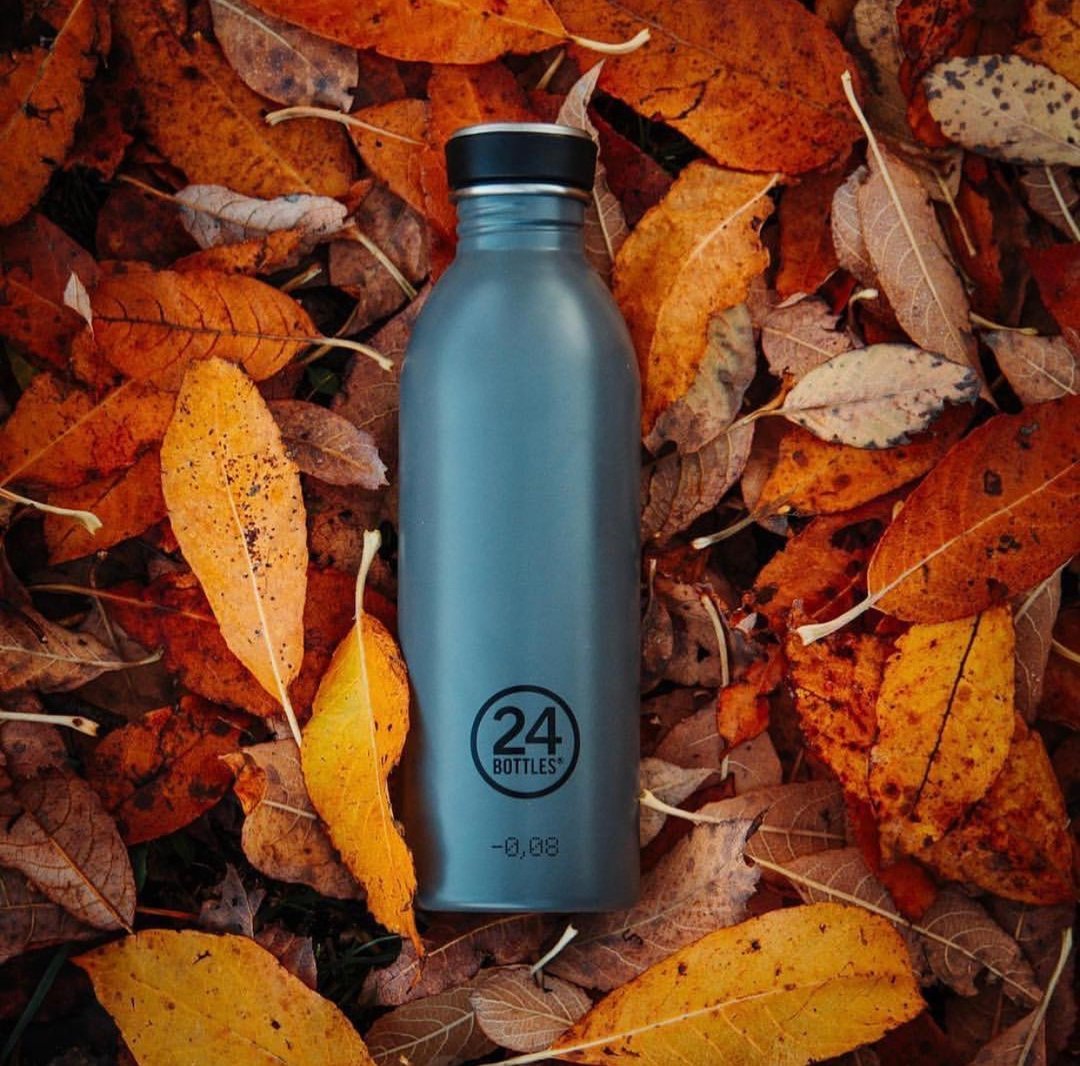意大利24Bottles【URBAN 超轻量羽毛系列】典雅灰 -不锈钢瓶 - 水瓶/水壶 - 不锈钢 灰色