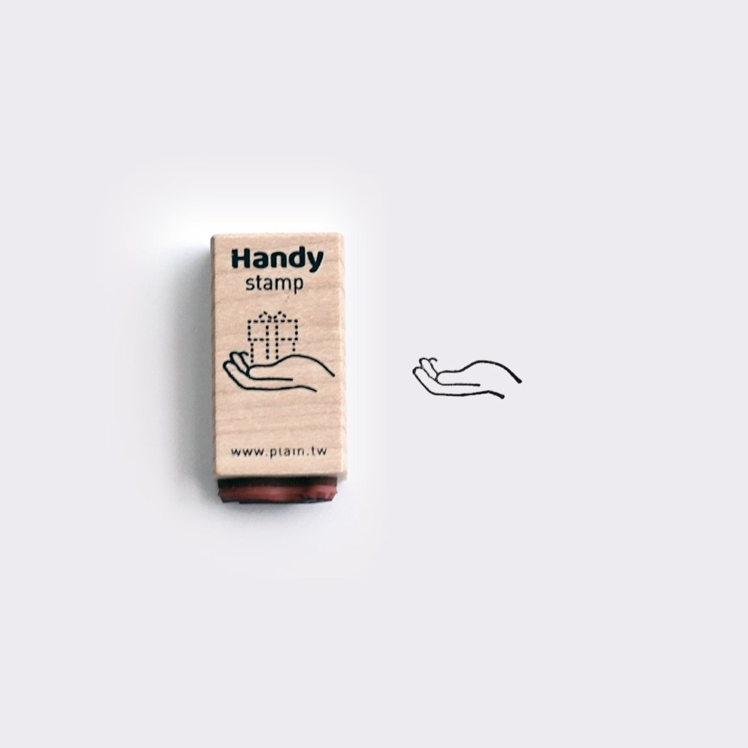 拿手印章 Handy Stamp F - 印章/印台 - 木头 卡其色