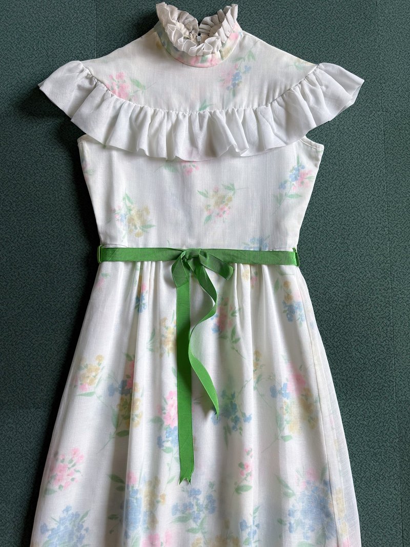 梦幻的双层 维多利亚风格60-70年代洋装 - 洋装/连衣裙 - 棉．麻 