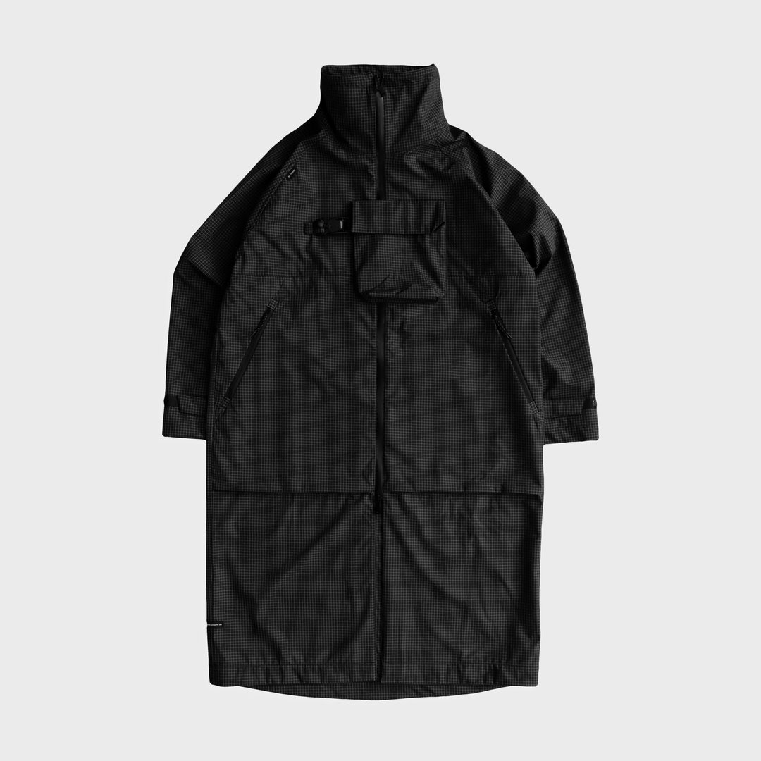 DYCTEAM - Trench coat (black) - 男装西装外套 - 其他材质 黑色
