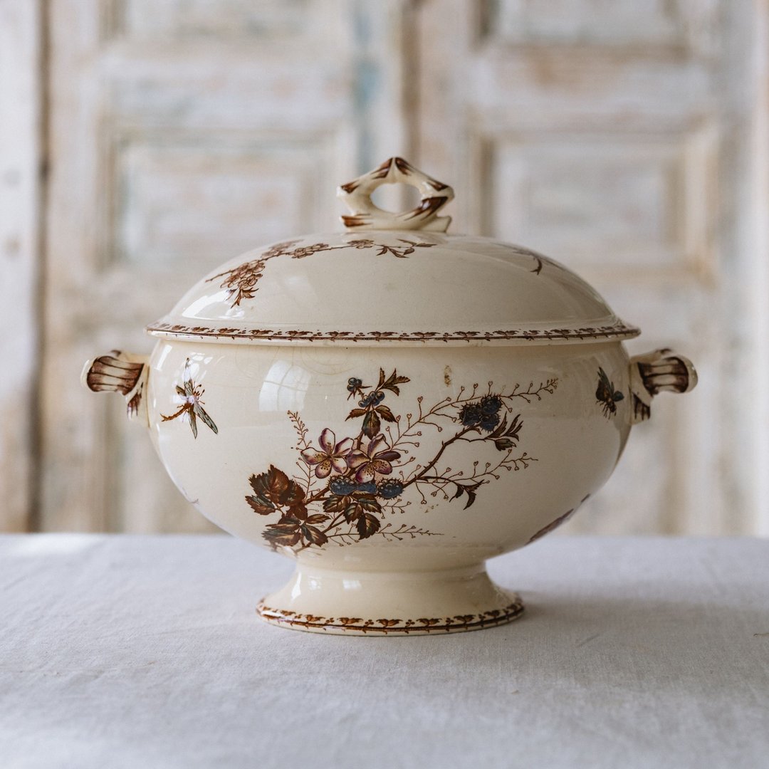 花园汤盅 高23cm - 盘子/餐盘/盘架 - 陶 