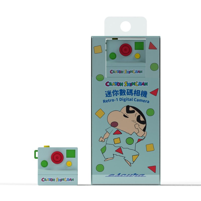 蜡笔小新丨RETRO-1 超迷你 拍立得造型 数位相机 【绿色睡衣款】 - 数码小物 - 塑料 