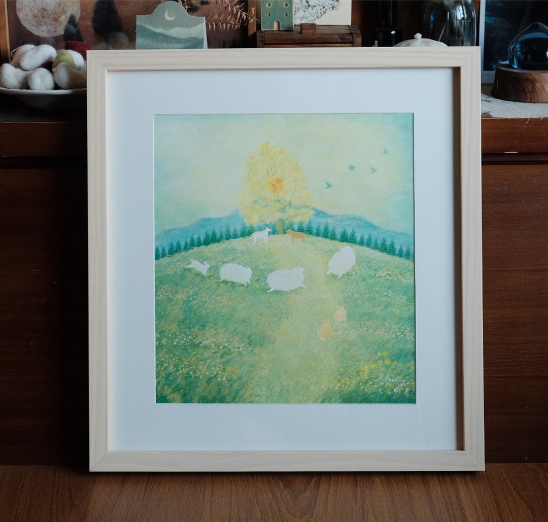 艺术微喷复制画 \ 歌颂希望的树 \ 含框 - 海报/装饰画/版画 - 纸 