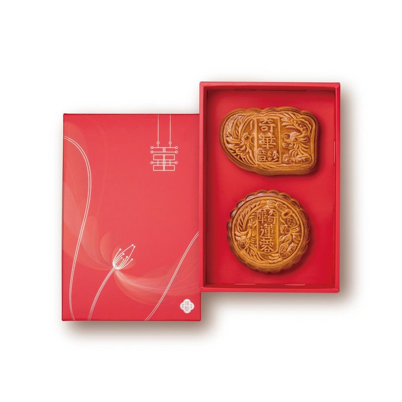 奇华饼家-龙凤对饼-一组10盒 - 手工饼干 - 其他材质 红色