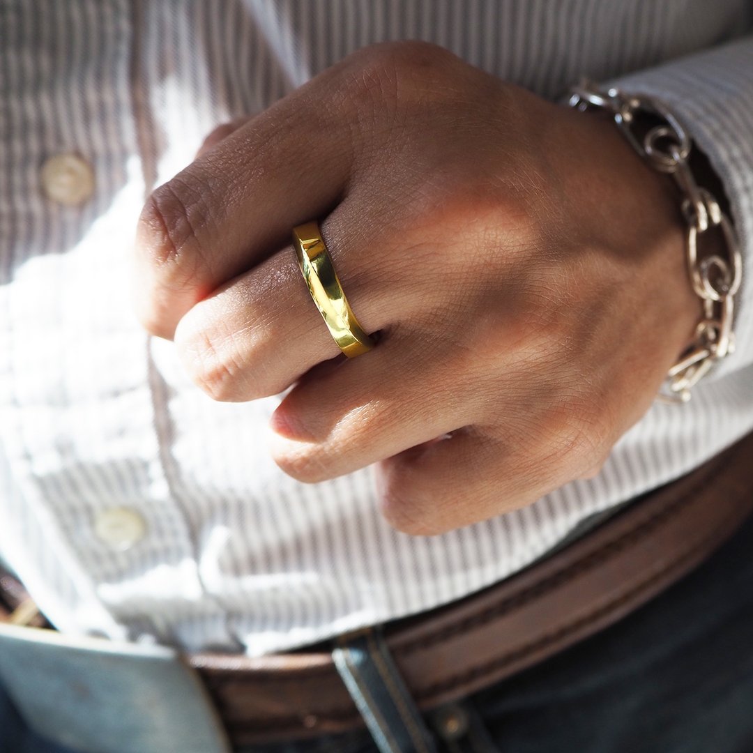 ridge am ring k_山棱am戒指k 珠宝 对戒 婚戒 求婚戒 订婚戒 K金 - 戒指 - 贵金属 金色