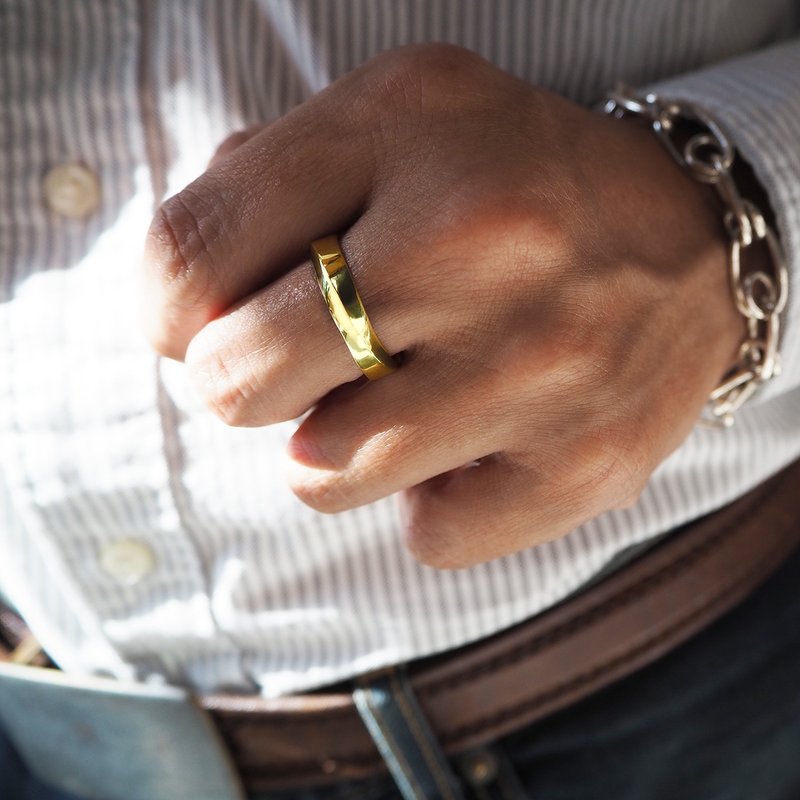 ridge am ring k_山棱am戒指k 珠宝 对戒 婚戒 求婚戒 订婚戒 K金 - 戒指 - 贵金属 金色