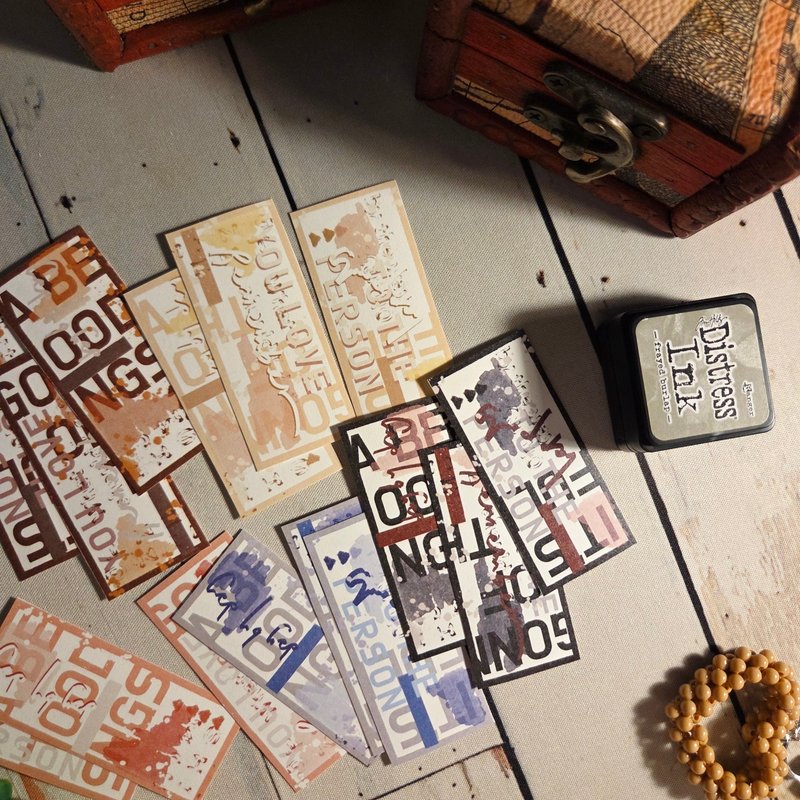 标签-沉思 - 贴纸 - 纸 