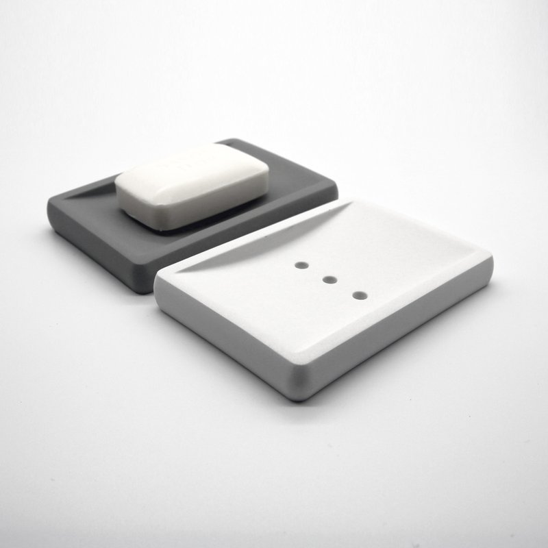 Soap DISH I 皂皿 I 皂盘 I 置物碟 I 水泥－Rectangle－ - 卫浴用品 - 水泥 灰色