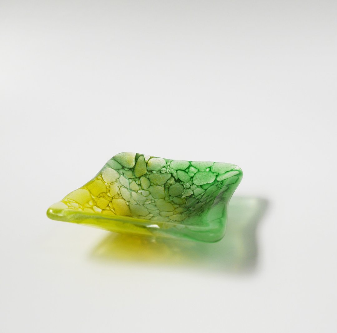 Crystalline 冰晶系列-SQ8_002 - 盘子/餐盘/盘架 - 玻璃 绿色