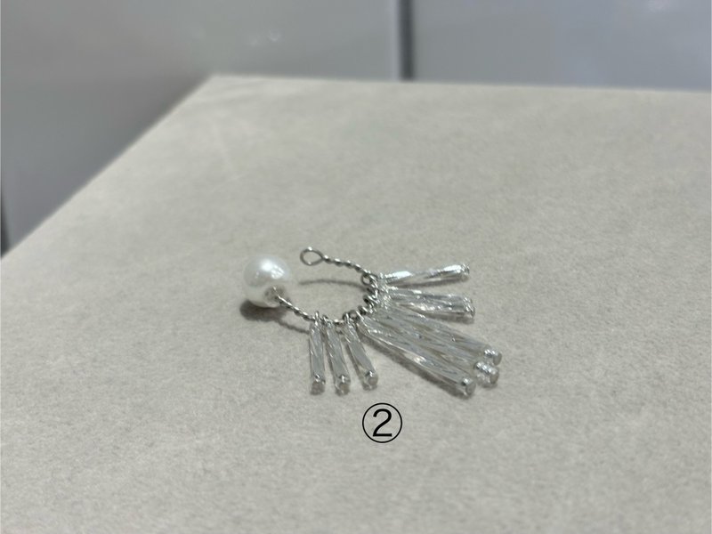 海葵耳骨夹 - 耳环/耳夹 - 玻璃 金色