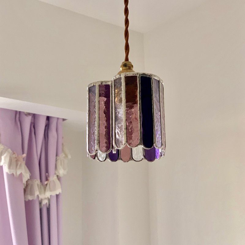 Healing night Rose & Viola Purple Bay View - 灯具/灯饰 - 玻璃 紫色