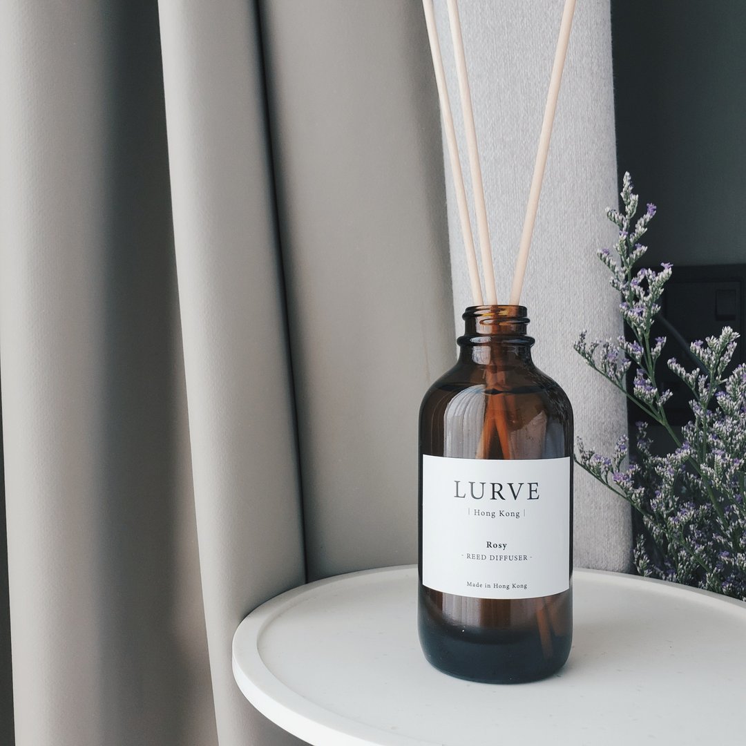 Rosy Reed Diffuser 玫瑰天竺葵 香氛扩香瓶 120ml - 香薰/精油/线香 - 精油 