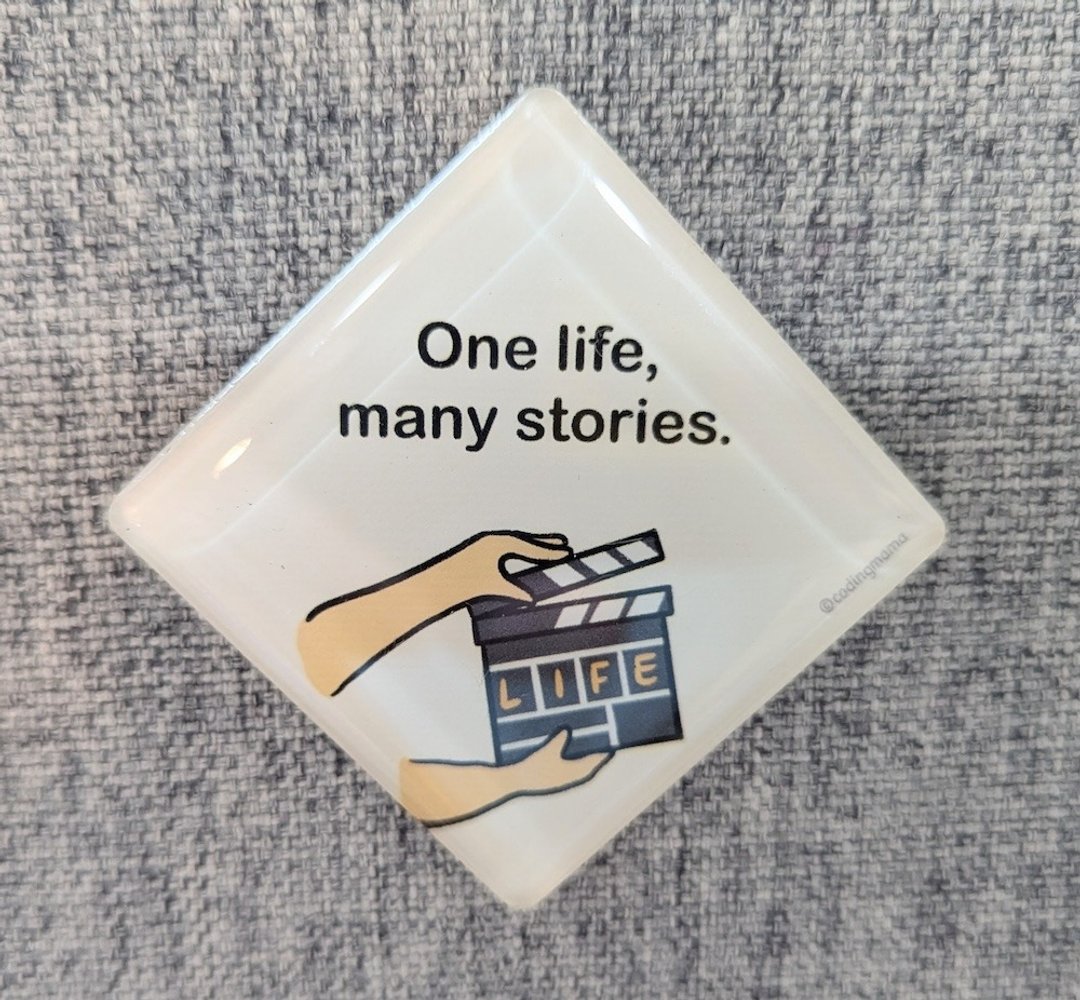 心语磁铁 - One life, many stories - 冰箱贴/磁贴 - 压克力 