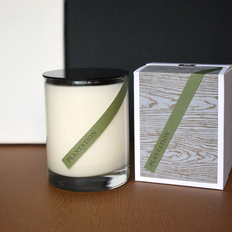 木质香沉调 │ 藓泉壑苔 纯植物大豆蜡精油蜡烛 - 蜡烛/烛台 - 植物．花 绿色