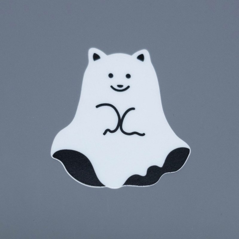 【贴纸】幽灵WAN!SAN【便条贴】 - 贴纸 - 纸 白色