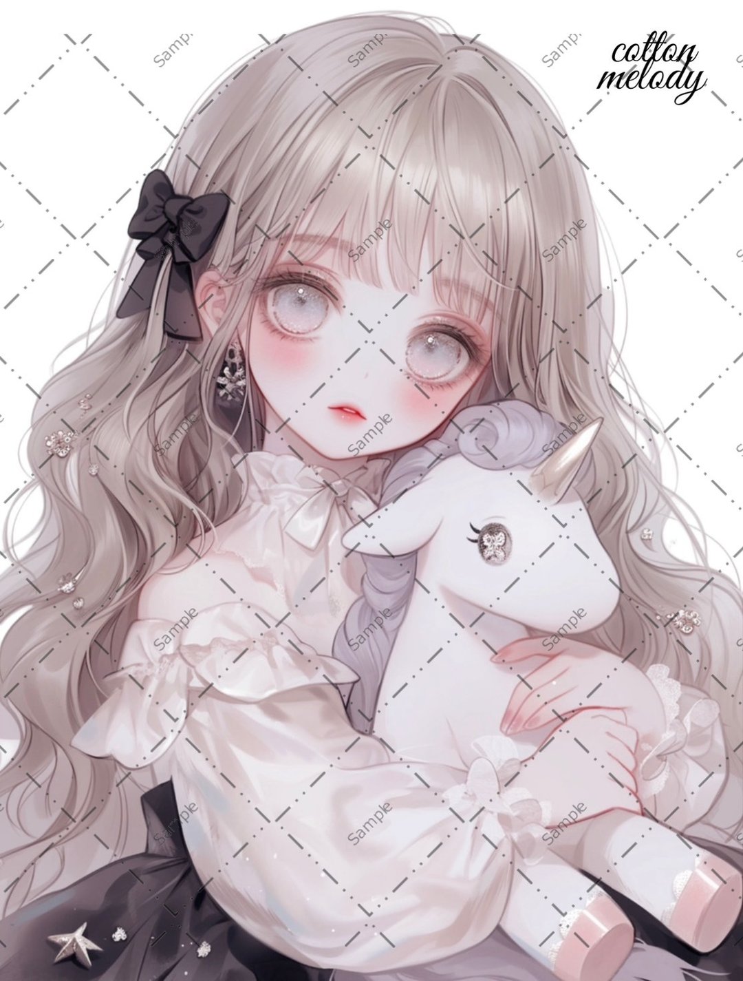 original sticker no.732 人物贴纸 原创贴纸 人物贴纸 女孩贴纸 原创人物贴纸 - 贴纸 - 纸 