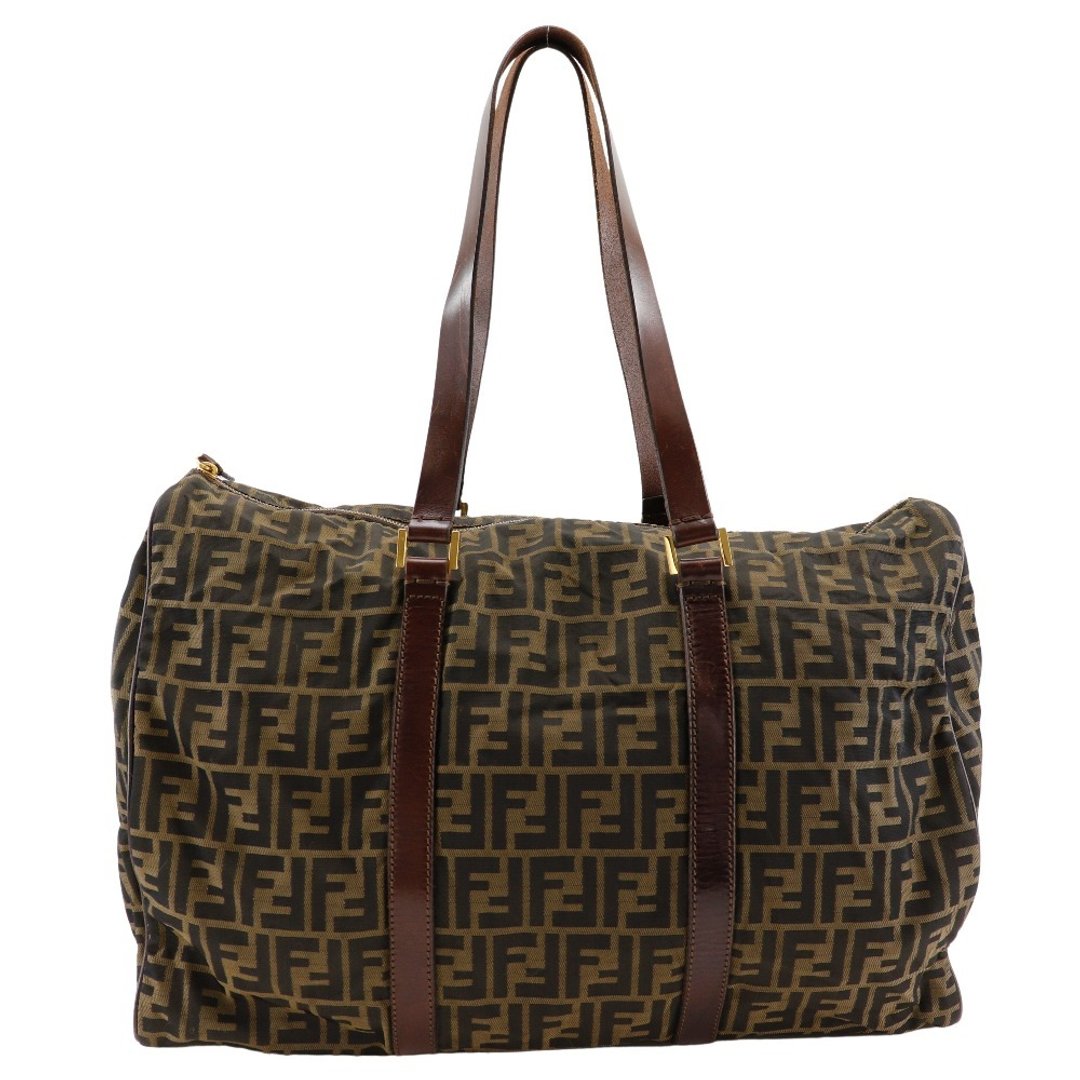 【日本直送】FENDI 经典 FF 帆布波士顿包 尼龙帆布 棕色 中性【二手】 - 手提包/手提袋 - 尼龙 咖啡色