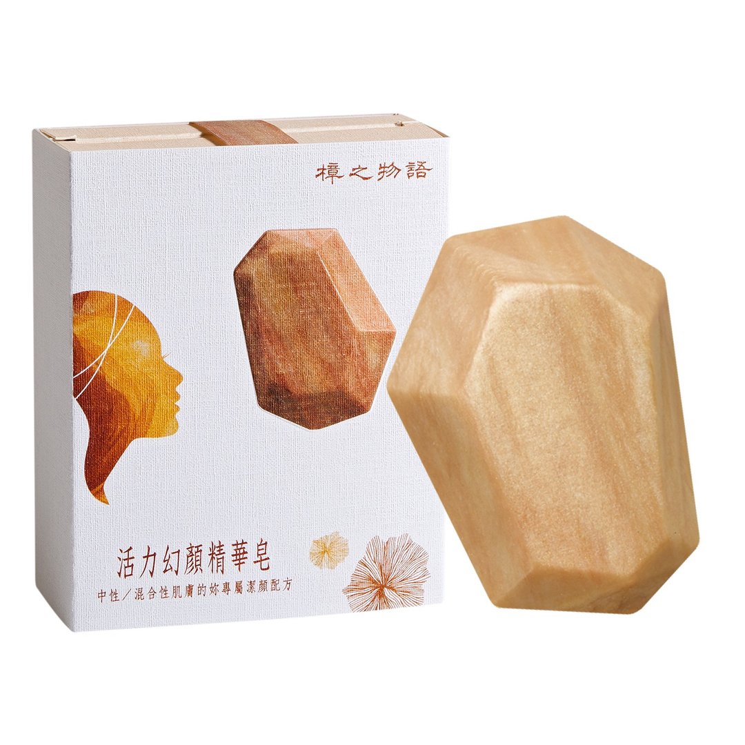 女生洗脸皂 樟之物语幻颜皂105g/保湿提亮/中性肌 混合肌肤质适用 - 脸部清洁/卸妆用品 - 其他材质 咖啡色