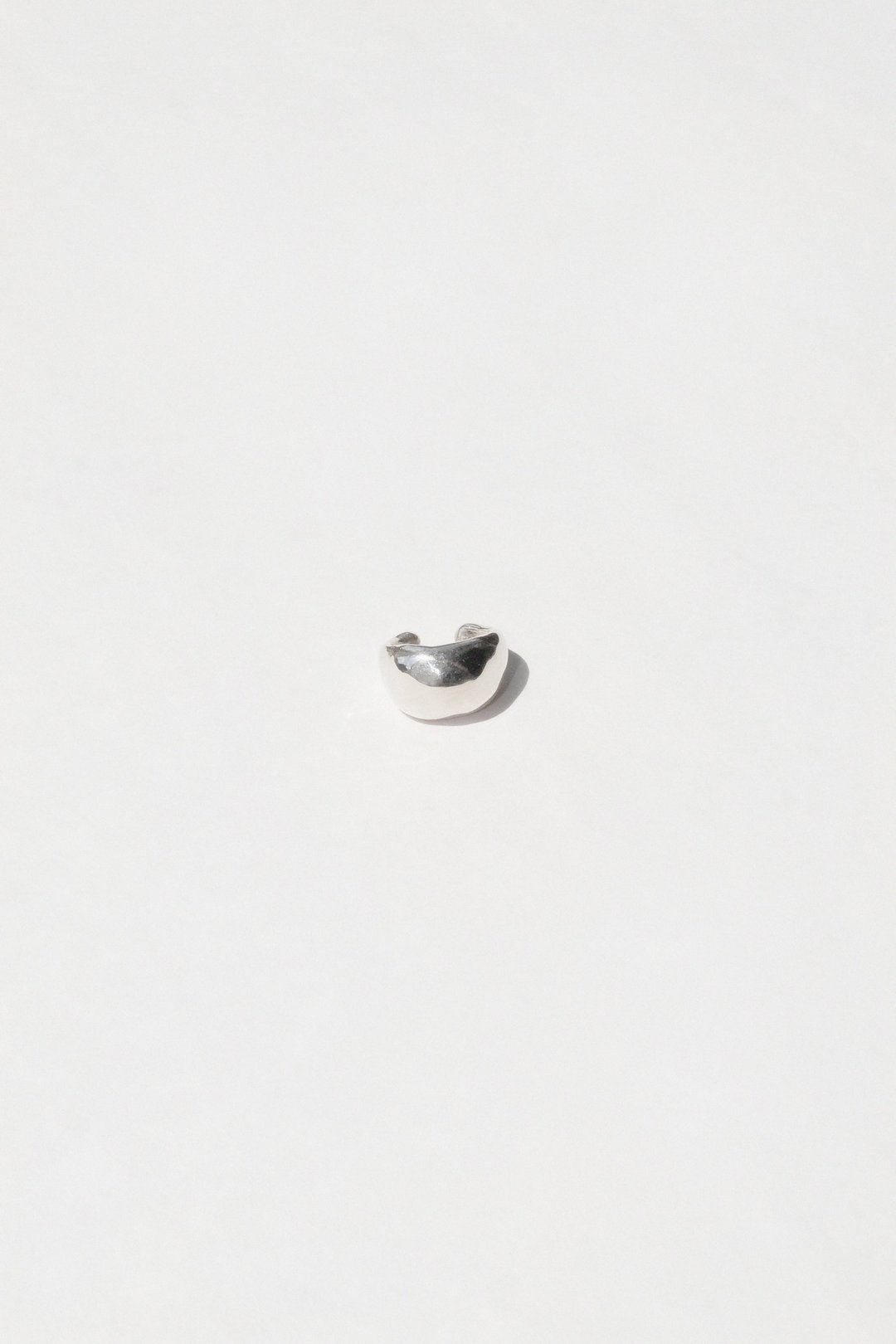 The Dome Earcuff 圆顶耳扣 - 耳环/耳夹 - 纯银 银色