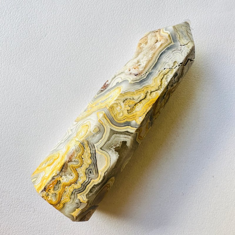 墨西哥玛瑙柱5 能量石 原石矿标 稳定情绪 灵性觉醒 佛教七宝 - 摆饰 - 其他材质 多色