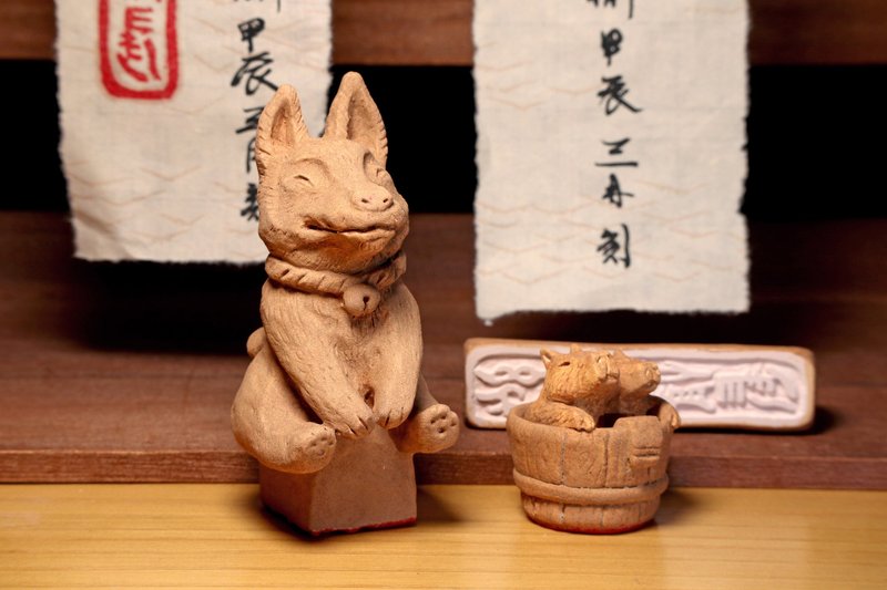 造型手感工匠陶章 定制化 - 印章/印台 - 陶 