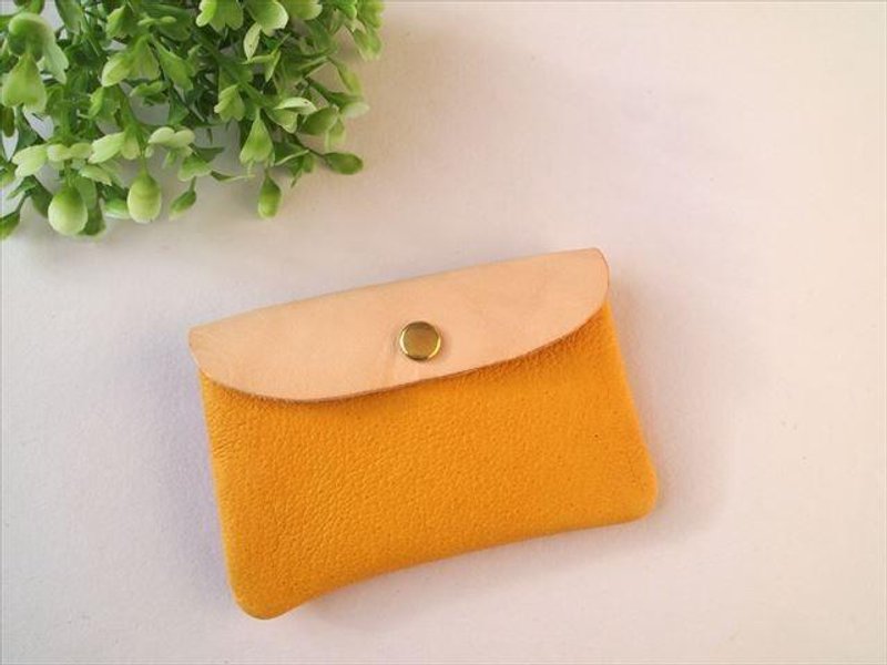 【ｷｲﾛ×ﾑﾗｻｷ】ぶた革やわらかカードケース【受注生産】レザーパスケース - 名片夹/名片盒 - 真皮 蓝色