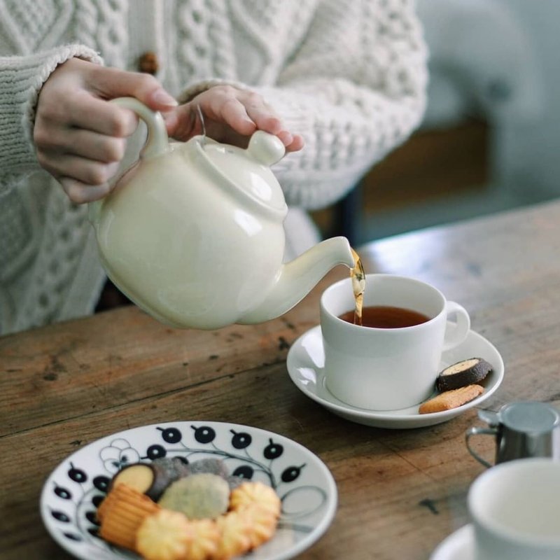 IVORY 英式茶壶 / 900ml - 茶具/茶杯 - 陶 白色